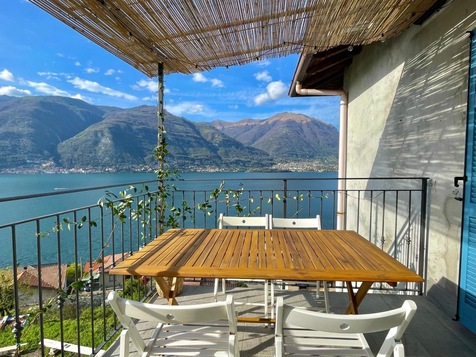 Il Noce Lake View Apartment Lezzeno Eksteriør bilde