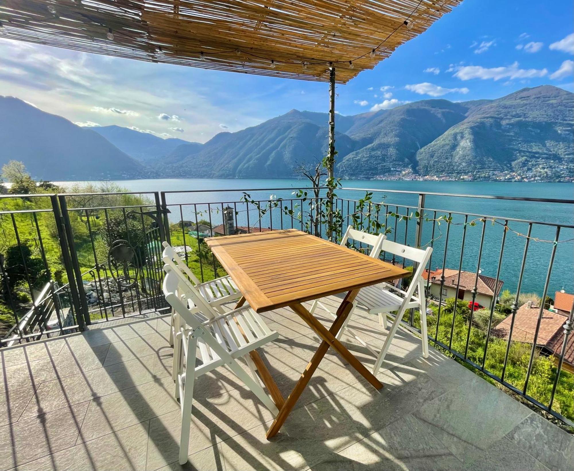 Il Noce Lake View Apartment Lezzeno Eksteriør bilde